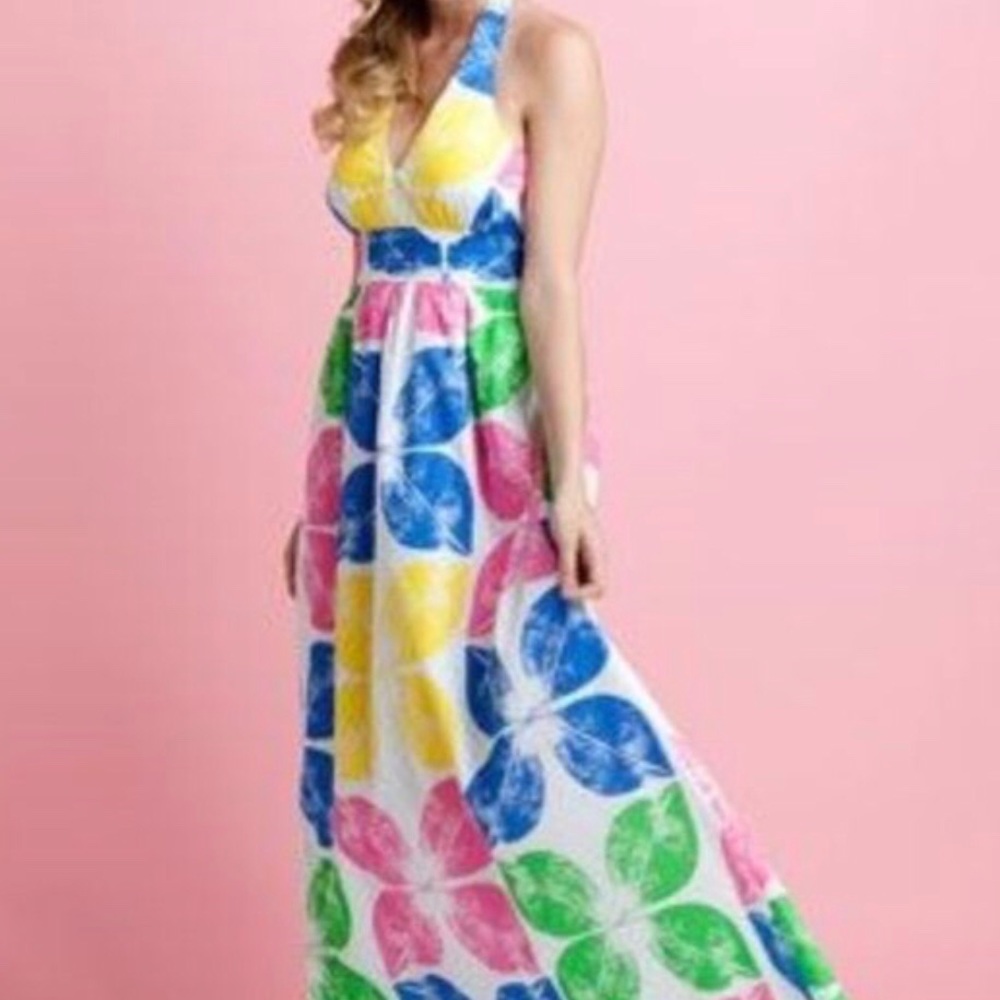 Lilly Pulitzer maxi halter dress